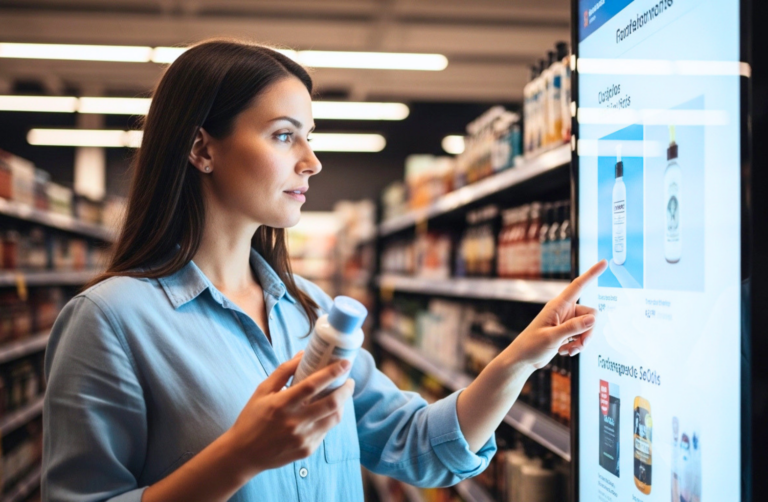 in-store digital media display influencing shopper purchase decisions